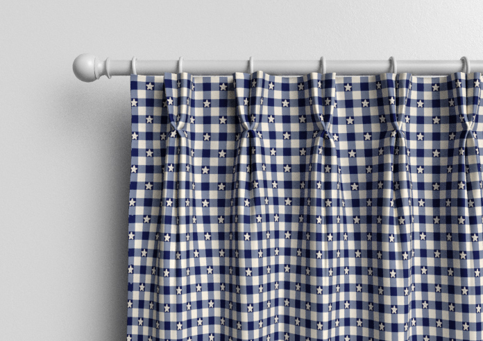 Whaley Great, Gingham Star Shore - Made to Measure Curtains - Image 10